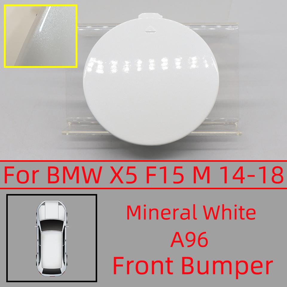 For BMW X5 F15 M 2014-2018 Specific Front & Rear Bumper Towing Hook Cover - Durable Hauling Shell Cap #51118060131 51128062757