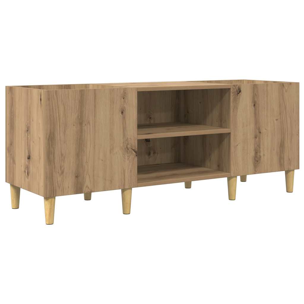 Vinyl Record Cabinet Artisan Oak 121 x 38 x 48 cm