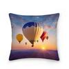 Landscape Pattern Decorative Cushion Cover Polyester Pillow Cover Throw Pillowcase Sofa Chair Bedroom Home Decoration 45X45Cm