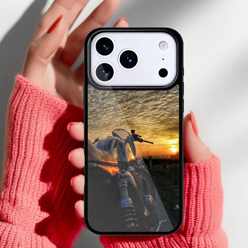 Best Latest Cool motorcycle Phone Case for iPhone 17 16 15 14 13 Pro Max Back Cover for 12 11 Pro Coque