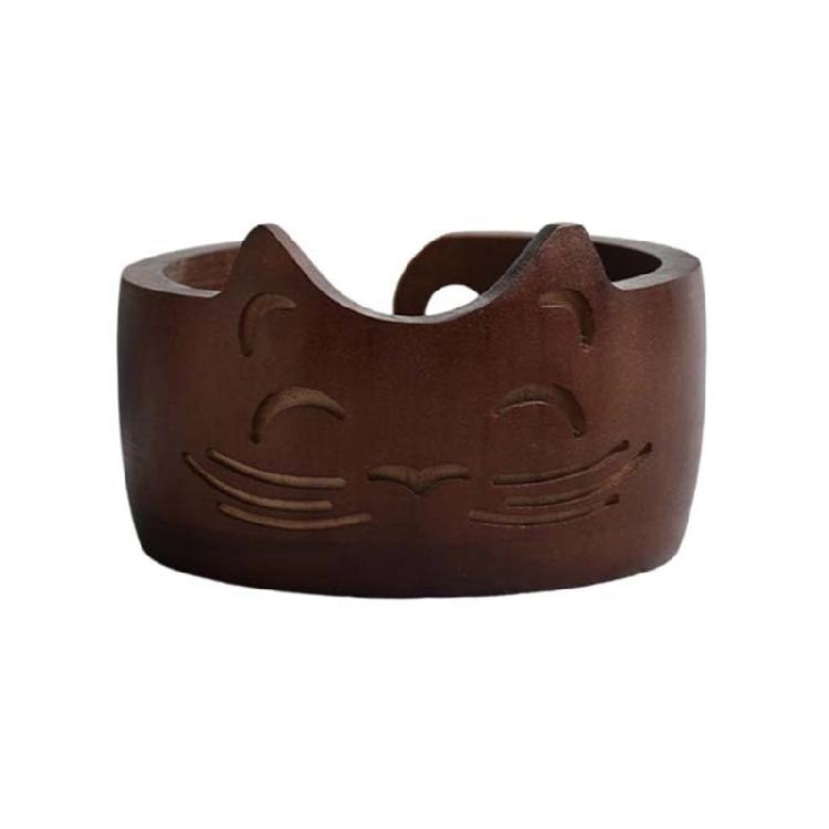 Cats Shape Yarn Bowl Round Knitting Bowl Practical Wool Holder Large Yarn Storage Crochet Bowl for Knitting Crocheting