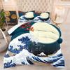 Digital Printing Fat Quilt Japanese Style Quilt Cover Three-piece Set