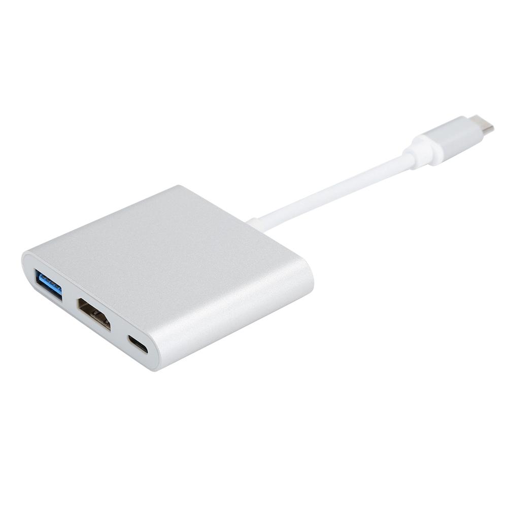 USB 3.1 Hub 3‑in‑1 Multifunctional Hub to 4K USB 3.0 Adapter HDMI Cable for OS X