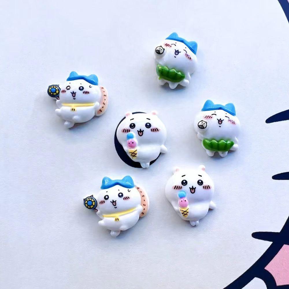 Cartoon Cute Chikawas Diy Glue Resin Jewelry Accessories Mobile Phone Case Key Hairpin Headband Accessories Hachiware USAGI