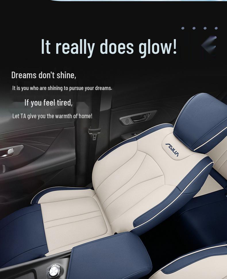 Mach 1.5TMHD Dare to Dream Edition Car Seat Cushion - Universal for Dongfeng Fengshen Haoji, All Seasons
