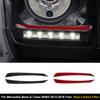 2PCS Real Carbon Fiber Car Headlight Lamp Eyebrow Decoration Sticker For Mercedes-Benz G-CLASS W463 2013-2018 Auto Accessories