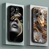 Phone Case for Xiaomi Redmi 15C 14C 12C 13C 4G Redmi Note 15 14 13 12 11 10 Pro Plus 5G 12S Silicone Soft Cover Snakes and Women