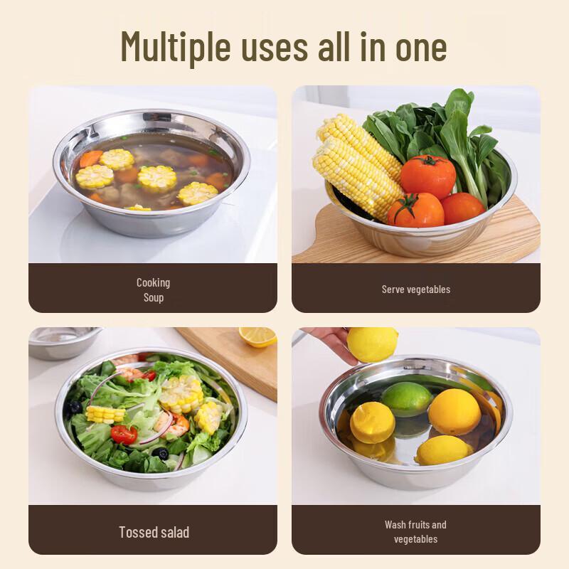 304 Stainless Steel Kitchen Bowl