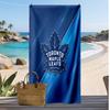 Toronto Maple Leafs Druck Strandtuch Weich Tragbar Schnell?Trockenes Handtuch für Pool Sommerurlaub Outdoor Sport