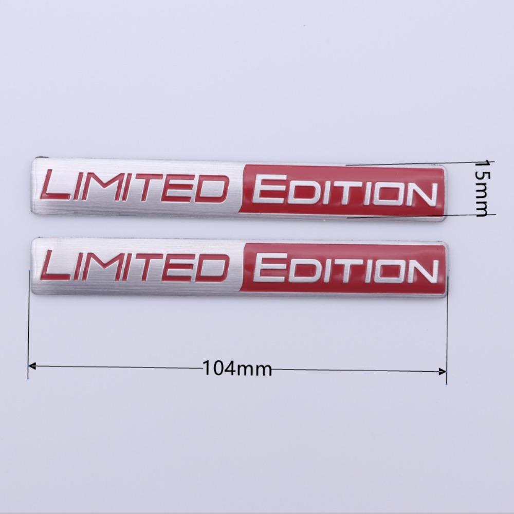 Car Accessories 3D Aluminum LIMITED EDITION Emblem Badge Car Stickers Decal