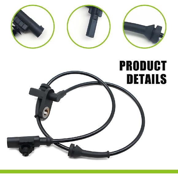 Automobile Wheel Speed Sensor, Replacement for 3630050U2010, Automotive Replacement Anti-Lock Brake Speed ABS Sensor, Compatible with Heyue Models