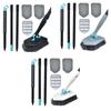 Tub Tile Scrubber Brush Cleaner Brush with Long Handle Scrub Brush Shower Cleaning Brush for Floor Door Bathroom Bath Kitchen