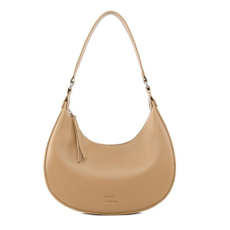 

IELGY Модные женские сумки, модные сумки подмышки, повседневные портативные повседневные нишевые лунные сумки на одно плечо. хаки