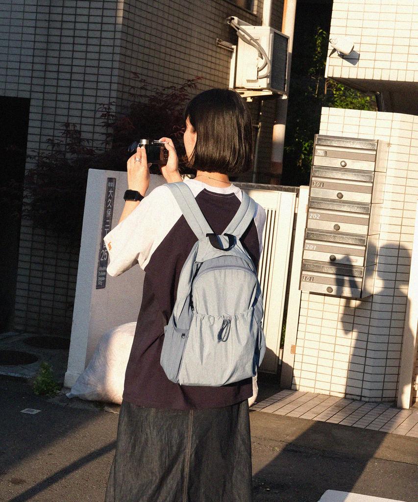 Kimhachan Nylon Mini Travel Backpack - Blue