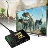 Przełącznik 4K HDMI 5 w 1 wyjście Adapter rozgałęźnika zgodny z HDMI Selektor HD-MI Adapter skrzynki wideo z pilotem na podczerwień do komputera HDTV DVD PS4