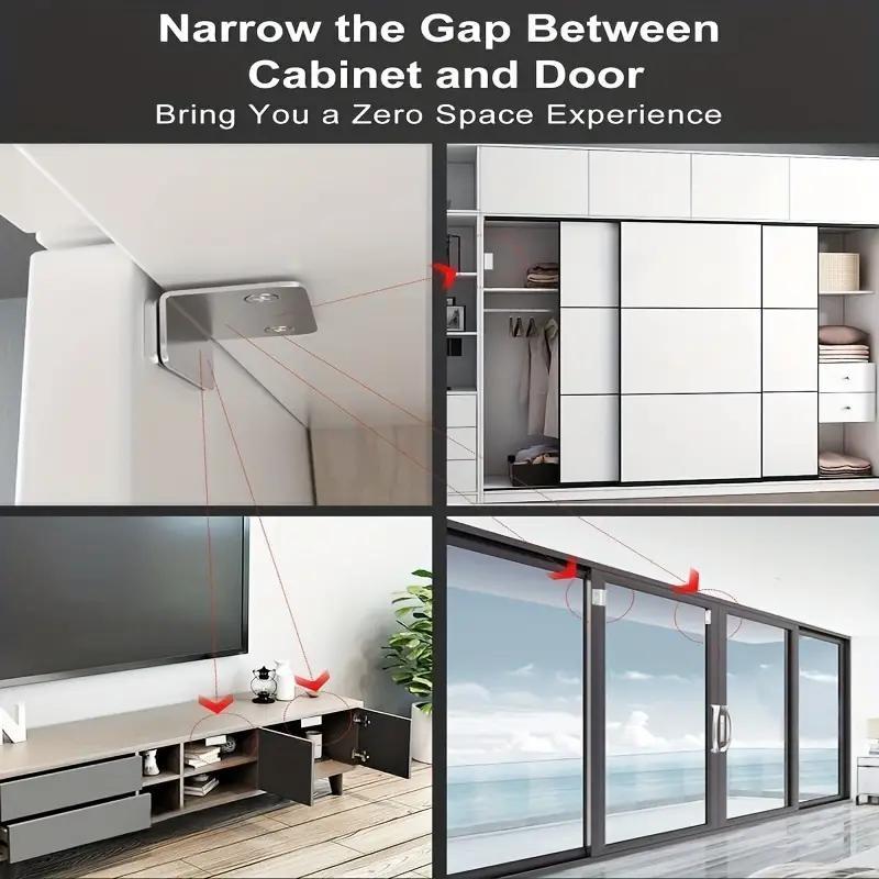 3pcs Strong Magnetic Cabinet Door Catches Latch Heavy Duty Furniture Door Stopper Hardware Accessories