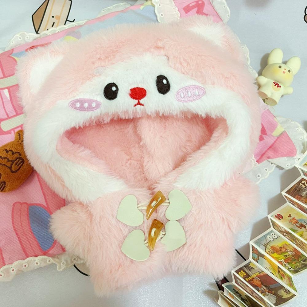 Cartoon Cat 20cm Cotton Doll Clothes Plush Coat No Attributes Dolls Clothes  Doll Accessories