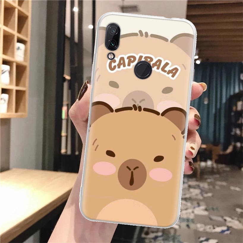 

Funny Capybara Cartoon Animal Silicon Phone Case For Xiaomi Redmi Note 10 9S 9 8T 8 Pro 7 5 9T Mi 12T 11T 10T 12 11 Lite 11i A3 Redmi Note 9S
