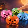Classroom Stress Toy 1/2/3Pcs Halloween Pumpkin Relief Toy, Creepy Head Squeeze Glitter Ball for Kids Adults, Party Favors