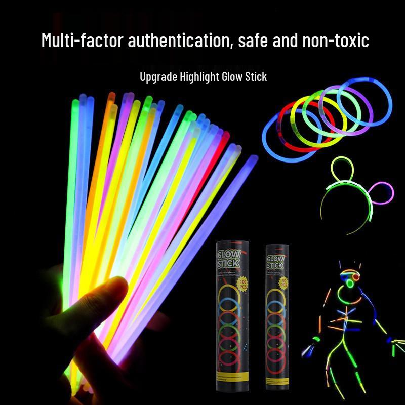 Children s Glow Stick Bracelets for Festivals and Events LED Light Toy