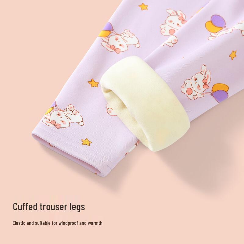 DEESHA Girls' Thickened Thermal Underwear Set