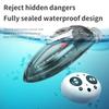 C166 Mini Stunt Remote-controlled Boat With Variable Lighting Waterproof and Charging Ship Model Toys