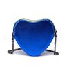 Vintage Inspired Colorful Chain Crossbody Bag In Heart Shape For Trendy Travel
