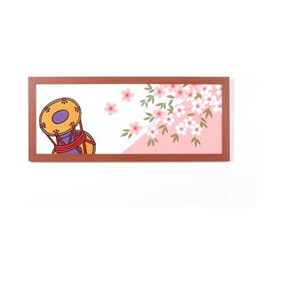 Art Print Japan Arte Tenugui Frame ATF-13 Brown, Frame Width 35mm
