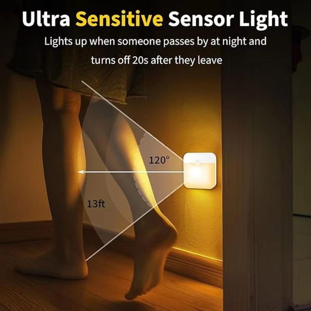 Rechargeable LED Night Light Wireless Wall Lamp High Quality Motion Sensor Light  Toilet