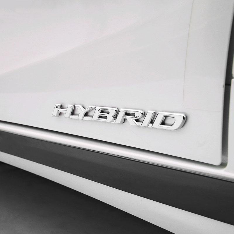 HYBRID English Letter Car Stickers for Lexus ES ES200 ES260 RX NX Hybrid Rear Door Side Fender Modified Accessories Decorative