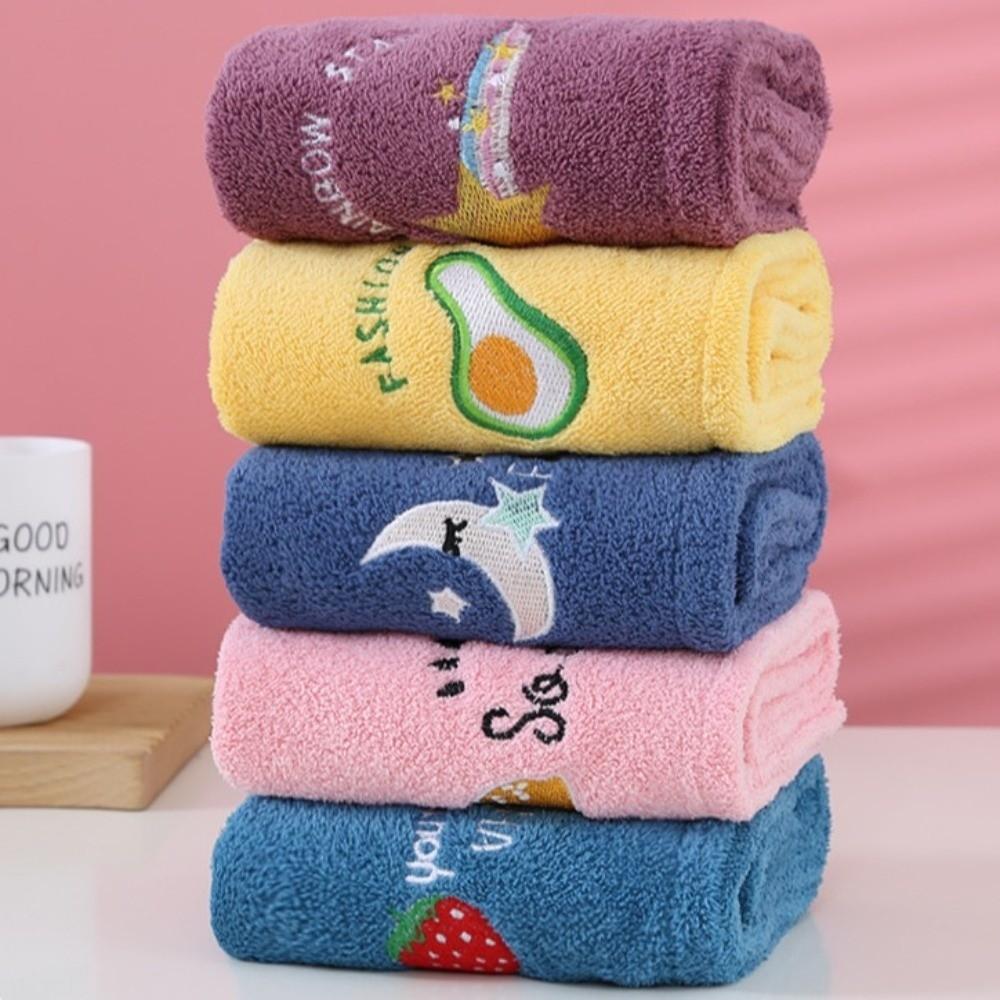 Soft Bathroom Women Head Towels Embroidery Style Hair Dry Wrap Bonnets Birthday Gift