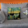 Van Gogh Pillow Case Sofa Living Room Bedroom Headboard Backrest Cushion Square Cushion Nap Time
