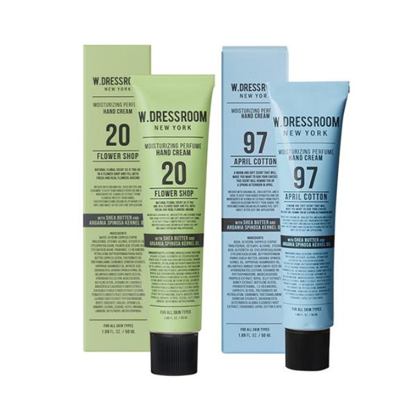 W.DRESSROOM Perfume Hand Cream 50ml*2ea - 45 Options [BTS Favorite Scent!]