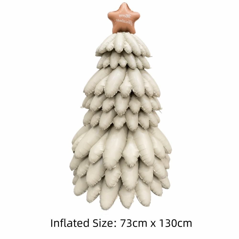 Party Props Large Inflatable Balloon Aluminum Film Christmas Tree Balloon New Year Party