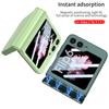 For Samsung Galaxy Z Flip 7 6 5 4 Flip7FE 5G Magnetic Hinge Protection Phone Case Outer Screen Glass Matte Shockproof Hard Cover