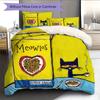 Pete Cat Dream Bedding Quilt Set Quilt Cover Pillowcase Home Decoration Birthday Gift (1 * duvet cover + 2 * pillowcase, without core)