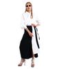 GREEDILOUS White Bishop Sleeve Blouse
