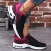 Women's Breathable Mesh Sneakers Fashion Air-cushion Running Sports Shoes Ladies Knitted Jogging Walking Shoes Anti-slip