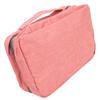 Travel Hanging Toiletry Bag Travel Cosmetic Bag Folded Hanging Toiletry Wash Organizer Pouch for Men Women Pink