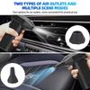 Compressed Air Duster-130000RPM Super Power Snow Blower, Adjustable Handheld Mini Blower Snow Master for Leaves,Snow,House & Car