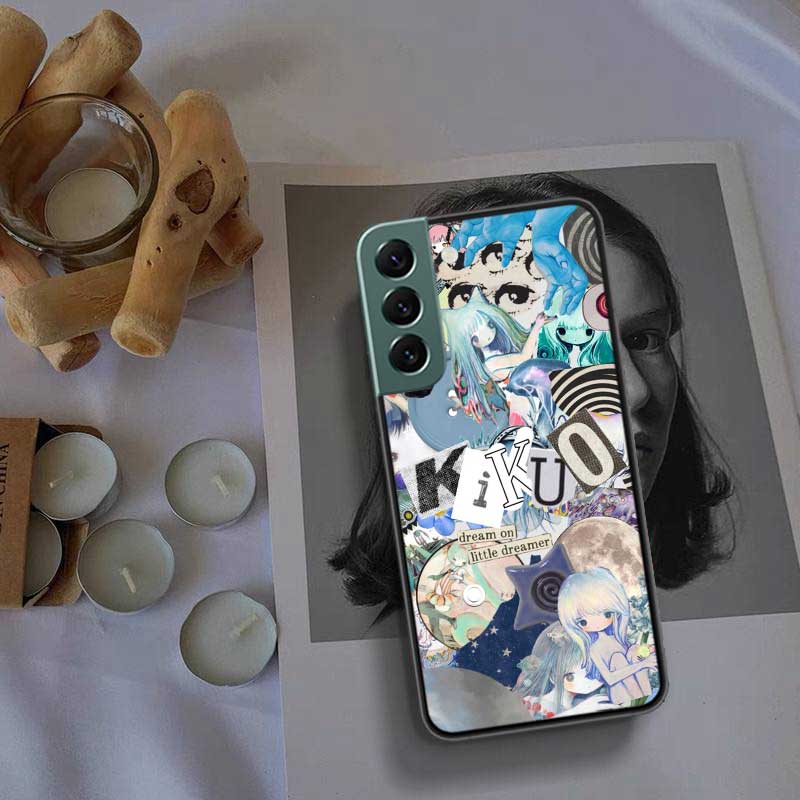 K-KikuoS Art Cute Phone Case Samsung A14 A24 A34 A54 A03S A04S A13 A23 A33 A53 A73 A70 A50S A30 A40 A71 A51 A41 A31 A20E A21 A20