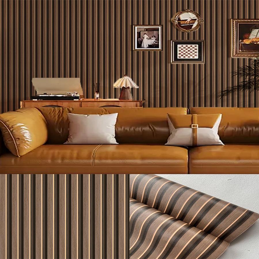 

Self-Adhesive Cross-Wood Grain Wallpaper for Home and Furniture Renovation 45cm x 3m