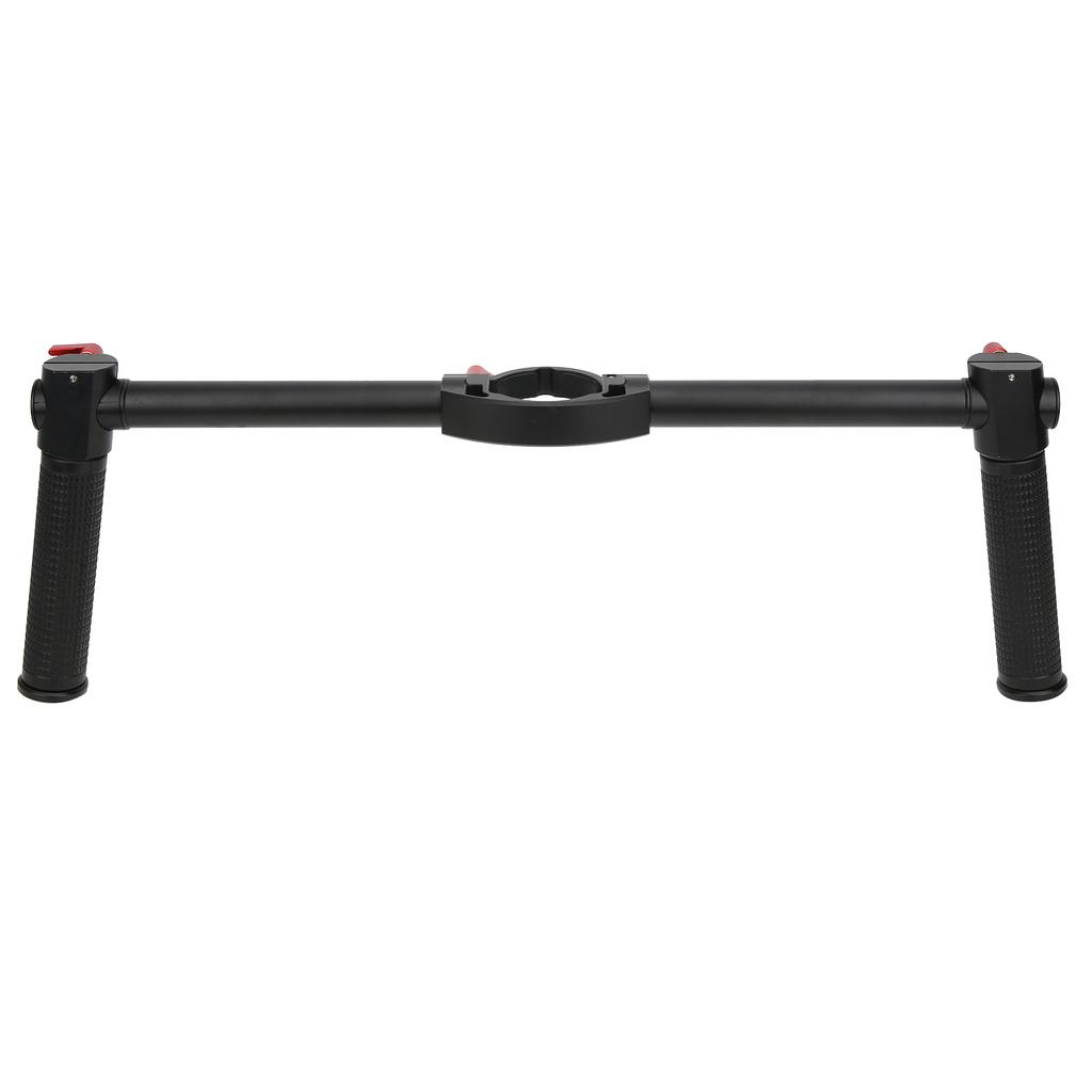 Dubbelt handgrepp kamerastabilisator Ljusmonitor Förlängningsstativ för Zhiyun Crane 2S