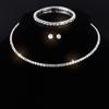 Fashion Jewelry Full Diamond Rhinestone Multi-layer Multi-row Collar Bridal Crystal Collar Short Collar Necklace
