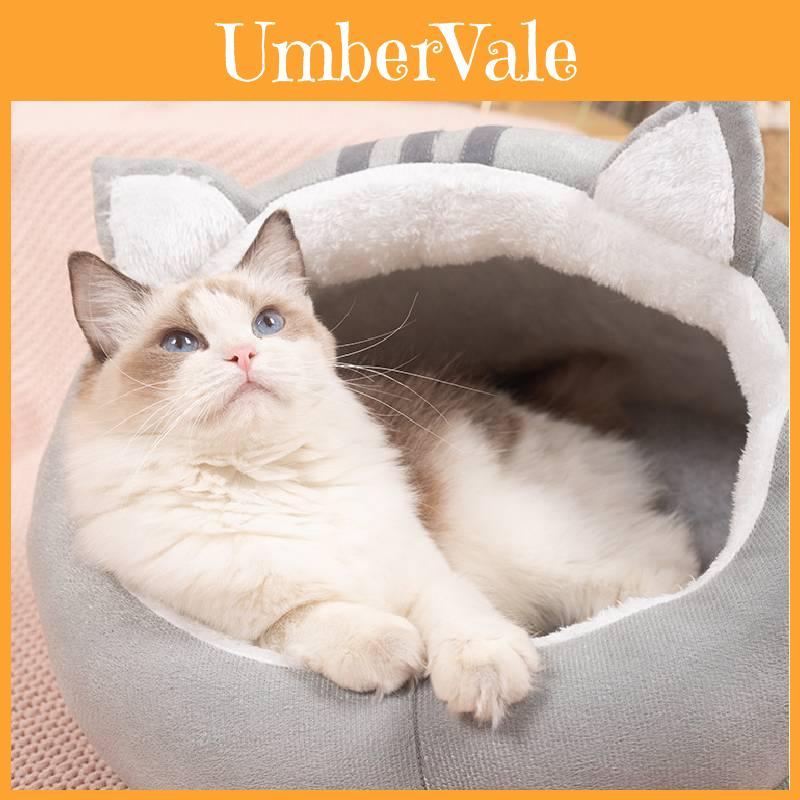 Wholesale Cat Ear Slippers Nest Four Seasons Universal Semi-enclosed Cat House Pet Cat Supplies Winter Warm Cat Nest