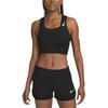 Dri-Fit Adv Einfarbiges Logo Kurzes Lauf-Tanktop Damen Oberteile Schwarz DM8729-010