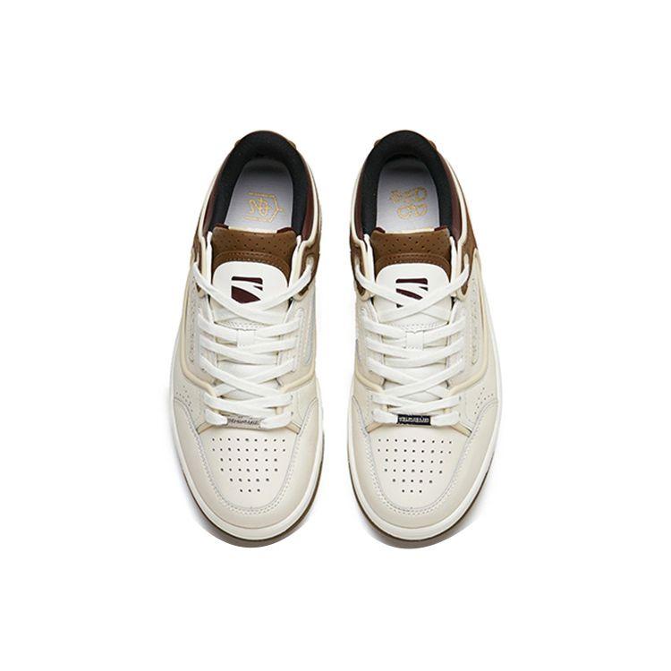 Anta Champion Valentines Day Limited Edition Low-Top Sneakers Men Sneakers White Brown 112218011A-4