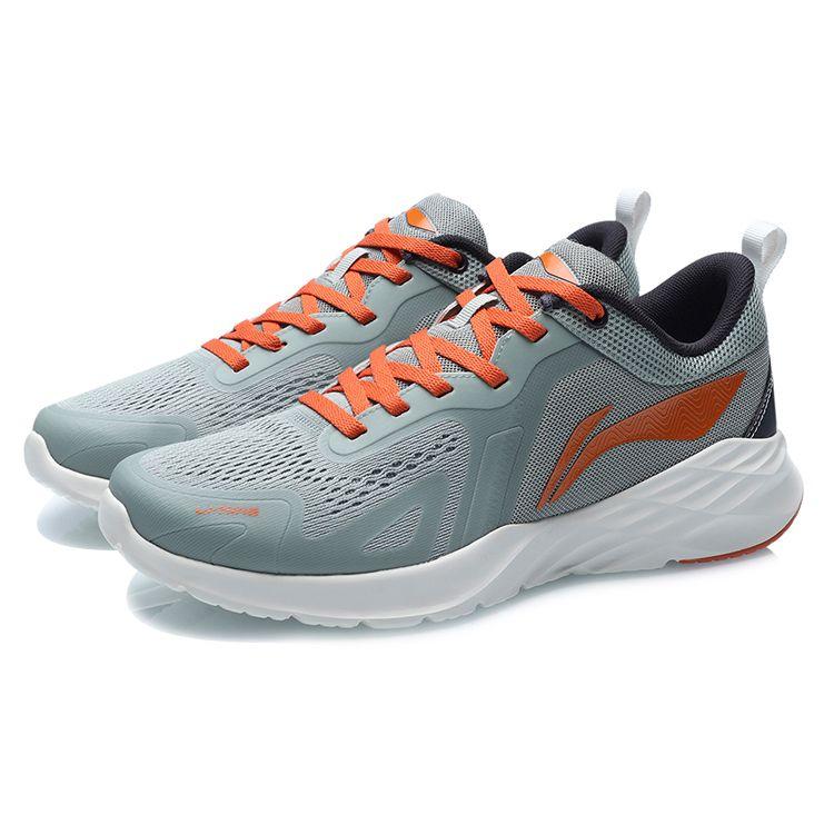 Li-Ning Durable Low-Top Running Shoes Unisex Sneakers Green Orange ARHR061-5