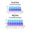 New Hot Premuim Portable Weekly Pill Organizer Case Box Storage Container 7 Day 2 Times 14 Grids for Vitamin Medicine Fish Oils