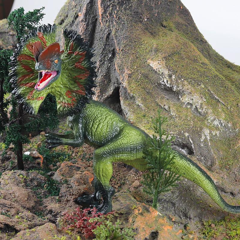 Dinosaur Toy Set: Dilophosaurus & Parasaurolophus Wildlife Models - Kids' Holiday Gift